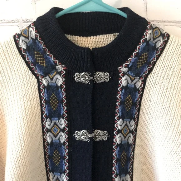 A.S Evebøfoss 100% WOOL NORDIC Sweater EUC Sz 42 - Picture 2 of 7